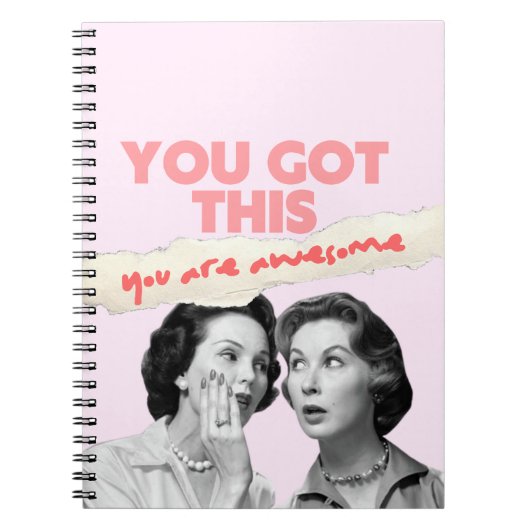You are Awesome Pink Notebook Notitieboek (Voorkant)