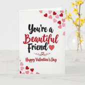You Are Beautiful Valentines Friend Card Kaart (Gele Bloem)