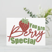 You are berry special Valentines Day Feestdagenkaart (Staand voorkant)