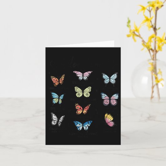 You Are Butterfly Beautiful Christian Religious Bi Kaart (Gele Bloem)