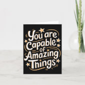 You Are Capable Of Amazing Things Kaart (Voorkant)
