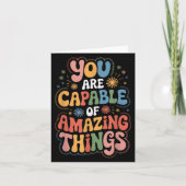 You Are Capable Of Amazing Things  Kaart (Voorkant)