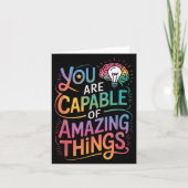 You Are Capable Of Amazing Things  Kaart (Voorkant)