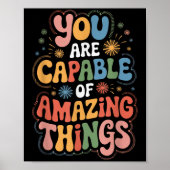 You Are Capable Of Amazing Things  Poster (Voorkant)