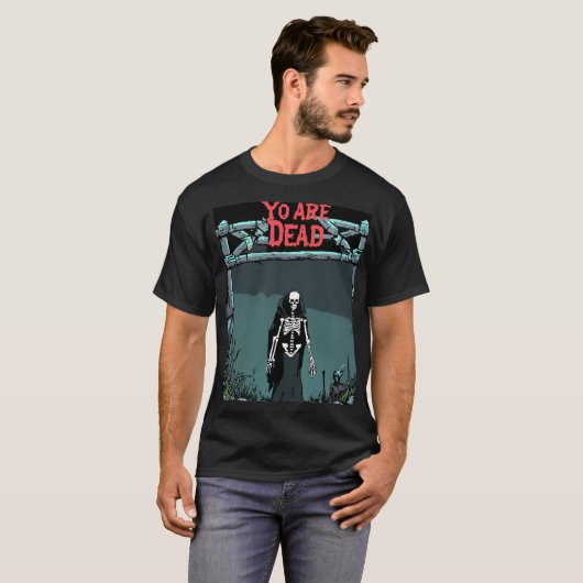You Are Dead - Retro RPG Style T-shirt (Voorkant volledig)