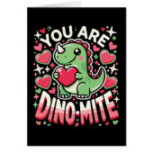 You Are Dino-Mite - Schattigee Dinosaurus Valentij (Voorkant)
