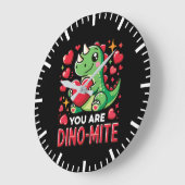 You Are Dino-Mite - Schattigee Dinosaurus Valentij Grote Klok (Hoek)