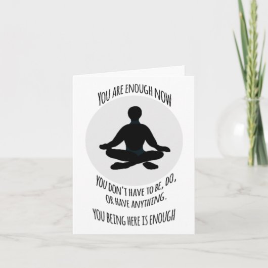 You Are Enough #10 Sticker Kaart (Voorkant)