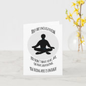 You Are Enough #10 Sticker Kaart (Gele Bloem)