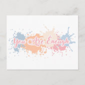 You Are Enough Briefkaart (Voorkant)