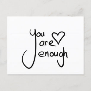 You are enough feestdagenkaart