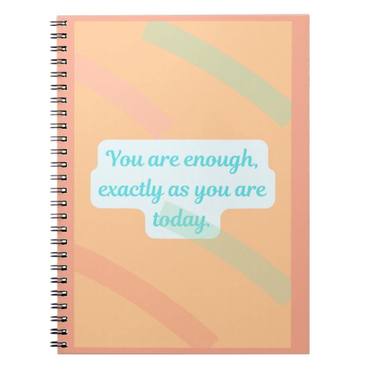You Are Enough – Gentle Reminder Journal Notitieboek (Voorkant)