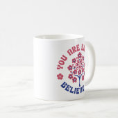 You Are Enough Inspirational Coffee Mug Koffiemok (Voorkant rechts)