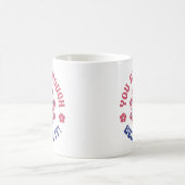 You Are Enough Inspirational Coffee Mug Koffiemok (Center)