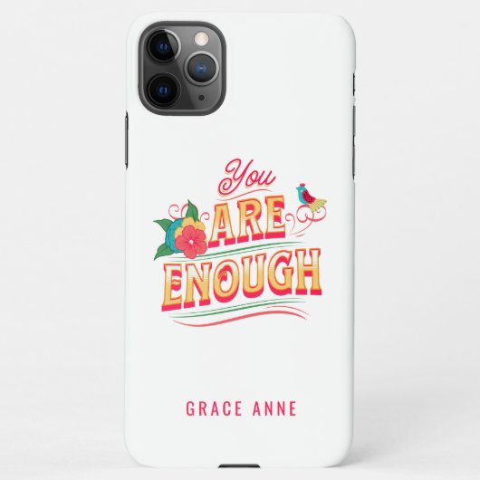 You Are Enough iPhone Hoesje (Achterkant)