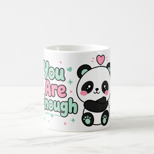 You Are Enough Kawaii Panda Mok (Center)