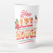 You Are Enough Latte Mok (Voorkant)
