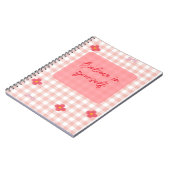 You Are Enough" Pink Motivational Journal Notitieboek (Linkerzijde)