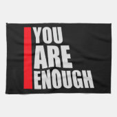 You Are Enough Self Love Motivational Quote Logo Theedoek (Horizontaal)