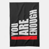 You Are Enough Self Love Motivational Quote Logo Theedoek (Verticaal)