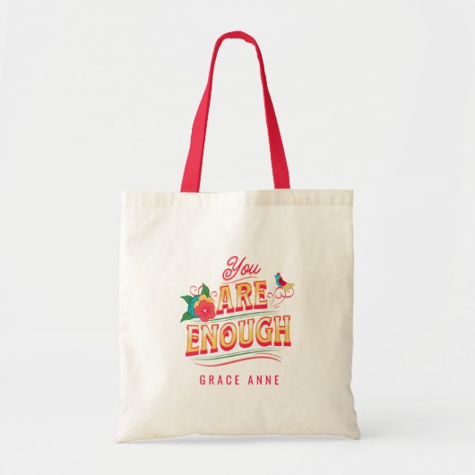 You Are Enough Tote Bag (Voorkant)