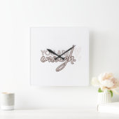 You Are Enough Vierkante Klok (Huis)