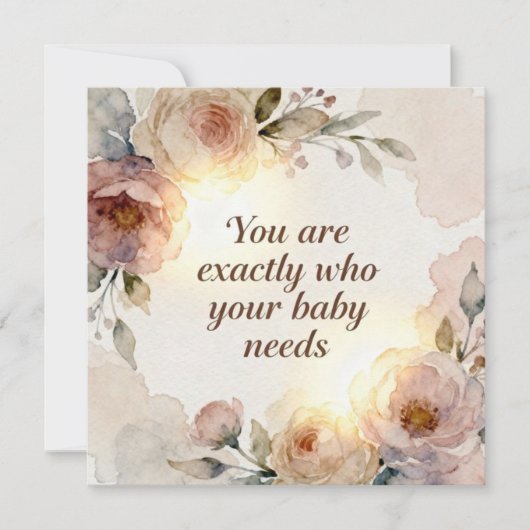 You are exactly who your baby needs (Voorkant)