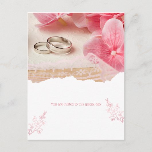 You are invited to this special day briefkaart (Voorkant)