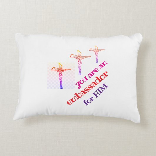 You are Jesus' Ambassador Tote Accent Kussen (Achterkant)