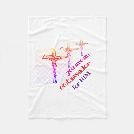 You are Jesus' Ambassador Tote Fleece Deken (Voorkant)
