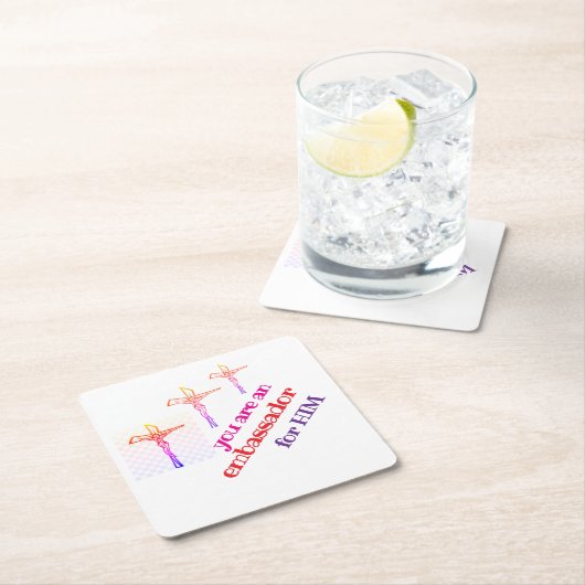 You are Jesus' Ambassador Tote Kartonnen Onderzetters (Insitu)