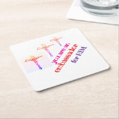 You are Jesus' Ambassador Tote Kartonnen Onderzetters (Schuin)