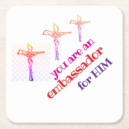 You are Jesus' Ambassador Tote Kartonnen Onderzetters