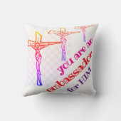 You are Jesus' Ambassador Tote Kussen (Achterkant)