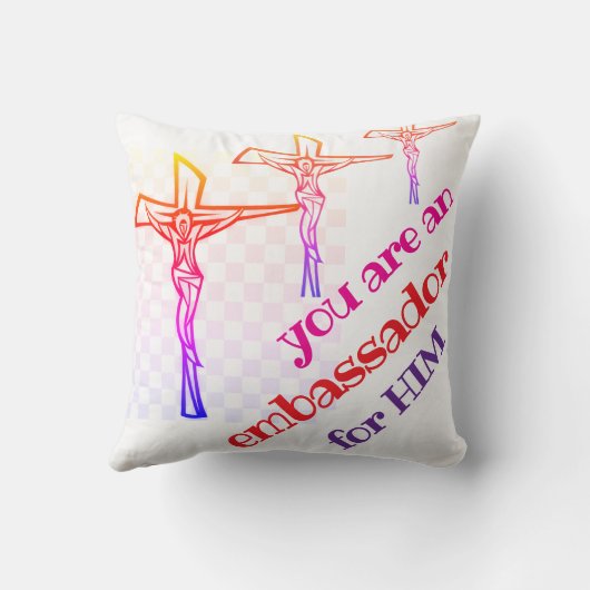 You are Jesus' Ambassador Tote Kussen (Achterkant)