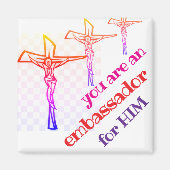You are Jesus' Ambassador Tote Magneet (Voorkant)