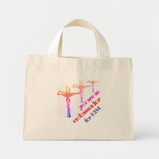 You are Jesus' Ambassador Tote Mini Tote Bag (Voorkant)