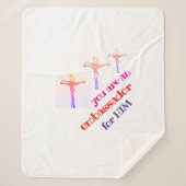 You are Jesus' Ambassador Tote Sherpa Deken (Voorkant)