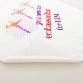 You are Jesus' Ambassador Tote Sherpa Deken (3/4)