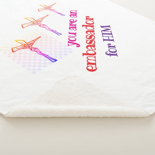 You are Jesus' Ambassador Tote Sherpa Deken (3/4)
