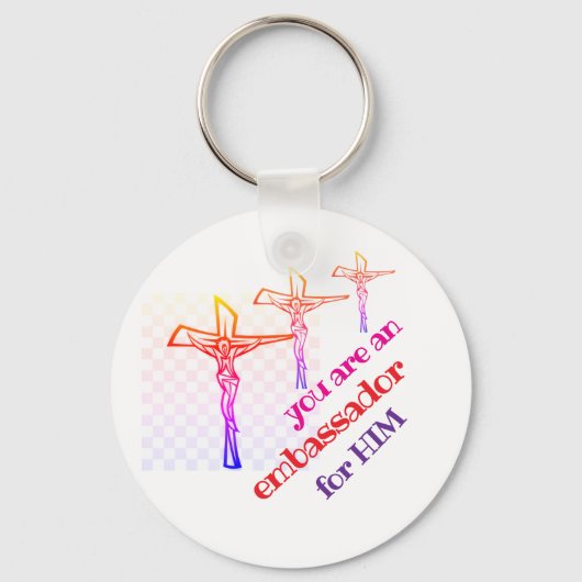 You are Jesus' Ambassador Tote Sleutelhanger (Voorkant)