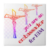 You are Jesus' Ambassador Tote Tegeltje (Voorkant)