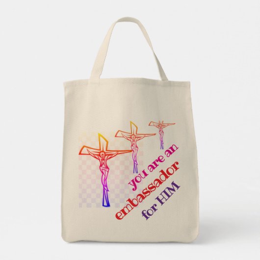You are Jesus' Ambassador Tote Tote Bag (Achterkant)
