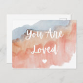 You Are Loved ansichtkaart Briefkaart (Voorkant / Achterkant)