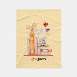 You Are Loved Child's Fleece Blanket Deken