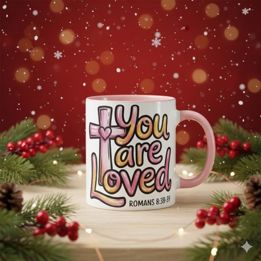 You Are Loved Christian 11 oz Coffee Mug Mok