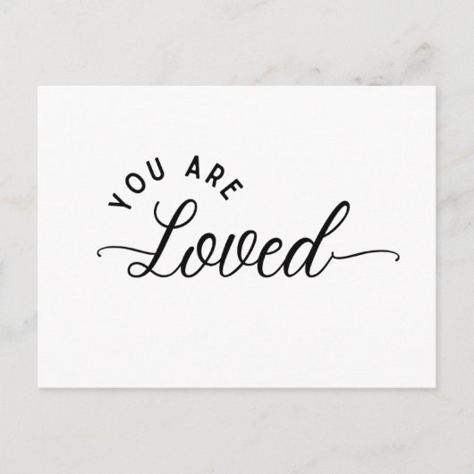 You are Loved Postcard Briefkaart (Voorkant)