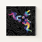 You Are Loved – Rainbow Cosmic Notebook Notitieboek (Achterkant)