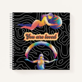 You Are Loved – Rainbow Cosmic Notebook Notitieboek
