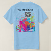 you are loved  t-shirt (Design achterkant)